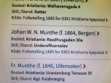Johan Wilhelm Normann Munthe - Krigsskole elev - Oslo