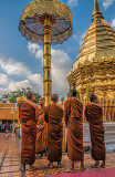 Monks at Wat Phra That Doi Suthep