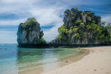 Alone on a Beach!