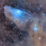 The Blue Horsehead Nebula IC 4592
