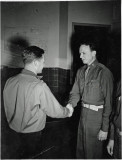 1944: Reims, France  Dad (right) with Gen Samuel E. Anderson