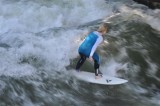 Standing wave in the Eisbach