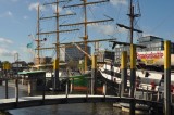 Bremens notorious pancake ship and the old Alexander von Humboldt