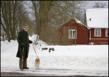 Walking the dog in Slagerstad