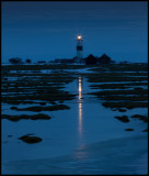 Lot´s of melting snow near Ottenby Lighthouse - Långe Jan