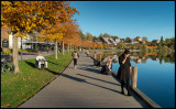 Sunny autumn at Vattentorget Växjö