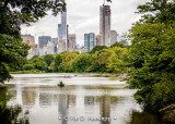 Lake and skyline
