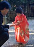 Little firl in kimono