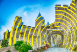 Medieval City - Covered in Yellow Circles