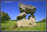   Ireland - Co.Longford - Aughnacliffe Dolmen. 