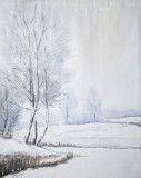 TJITSKE - Winterlandschap - aquarel (niet ingelijst) PSLR-7509.jpg
