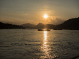 Sunset at NamKhan river