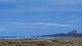 Bamburgh castle and Harkness light