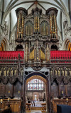 The organ from the chancel