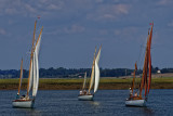 Three abreast
