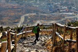 Walk along a mountain