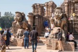 Konark Sun Temple Entrance Figures