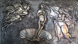 Birth of Venus Botticelli, replica, aluminum 100x60cm