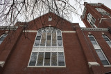 The Sanctuary condos, church window