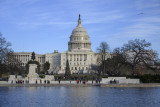 Late afternoon at the US Capitol