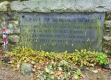 Memorial to British soldiers killed at Concord, MA