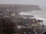 Arriving at Arromanches-les-Bains.