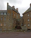 Saint-Malo, typical houses.