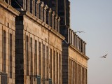 Saint-Malo; building front; viewed when walking on the walls.