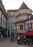 Vannes, an entrance of the old city.