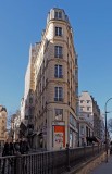 Building at the corner of Rue Beauregard and Rue de la Lune. 