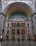 Gare Centrale dAnvers (Antwerp Central Train Station); interior.