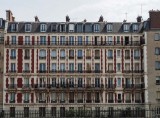 Classical building; Rue de Rome, near Boulevard Pereire. 