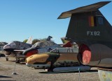 Next to entrance there is a kind of junkyard with planes of the 50, 60, and 70s; they are certainly used for spare parts. 