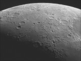 Moon 4point 75days x300 North of Mare Crisium: Cleomedes Atlas Hercules Endymiom Posidonius 127mm Maksutov with 100millisecs exp