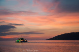 Sunset over the harbour and islands, Kota Kinabalu