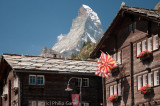 The Matterhorn towers over the tourist town of Zermatt