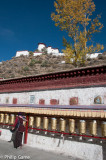 Pilgrims perform kora (ritual circuit) around the Potala