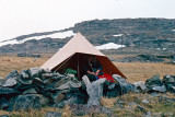 Our first camp near Vads - Ons eerste kamp bij Vads