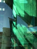 Green Glass Stairwell