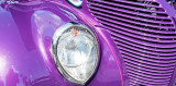 Purple Hot Rod Headlamp n Grille