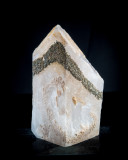 A large barite crystal, 85 mm, from Dufton Fell, Dufton, Cumbria. A distinctive collar of micro pyrite crystals can be seen.