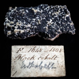 German asbolane purchased by Isaac Walker (1794-1853) in the 1808 London sale of Jacob Forsters collection