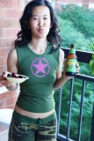 Cherries and Sierra Nevada served with a kiss