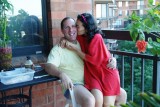 One kiss for me and (see next photo)....