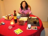 Sit down and eat the chicken parm already, Im hungry.