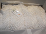 All White Baby Blanket 40 x 50 $60.00