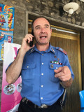 A Helpful Member of the Carabinieri, Castelnuovo di Garfagnana, Lucca, Tuscany