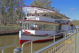 Paddle Steamer in Lock 11 Mildura