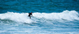 Surfing in stormy weather