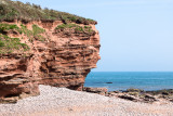 Headland at  Budleigh Salterton